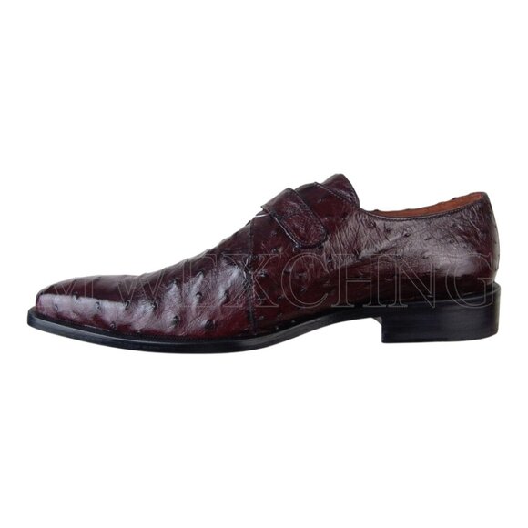 CALZOLERIA TOSCANA OSTRICH LOAFERS EU 42 ITALIAN DESIGNER MENS SHOES NEW IN BOX main image 7